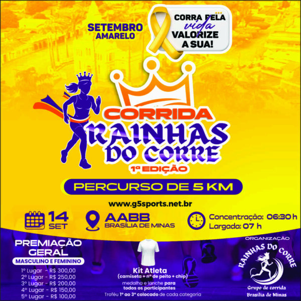 Corrida Rainhas do Corre Brasilia de Minas