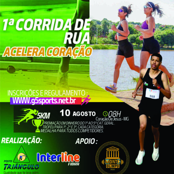 1° Corrida Rústica Acelera Coração