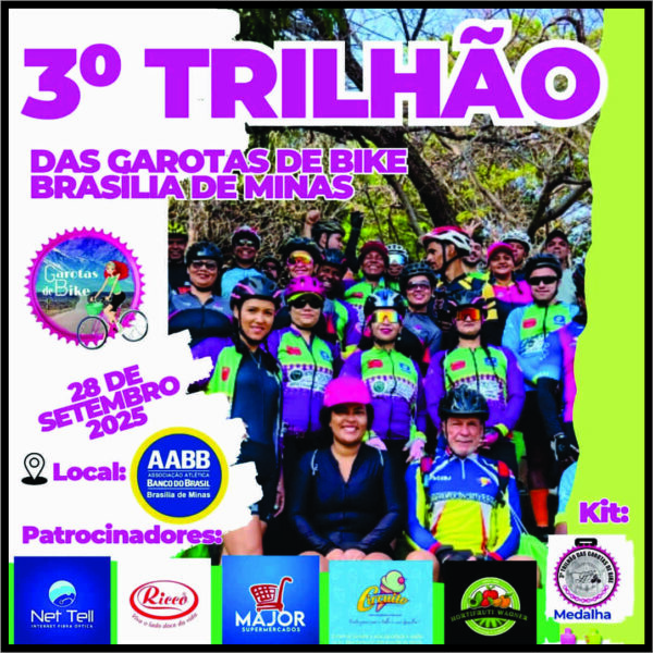 3º Trilhão Garotas de Bike – Brasília de Minas