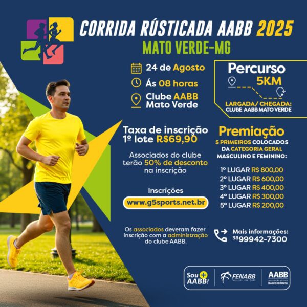 Corrida Rústica AABB Mato verde - MG
